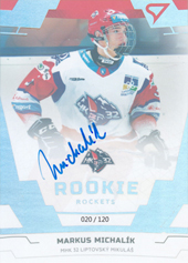 Michalík Markus 19-20 Tipsport Liga Rookie Rockets Auto #R07
