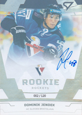 Jendek Dominik 19-20 Tipsport Liga Rookie Rockets Auto #R08