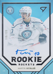Vitaloš Martin 20-21 Tipos Extraliga Rookie Rockets Auto #R08