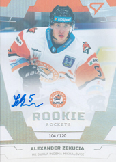 Zekucia Alexander 19-20 Tipsport Liga Rookie Rockets Auto #R09