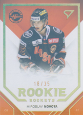 Novota Miroslav 20-21 Tipos Extraliga Rookie Rockets Gold #R03