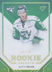 Šeliga Martin 20-21 Tipos Extraliga Rookie Rockets Gold #R09