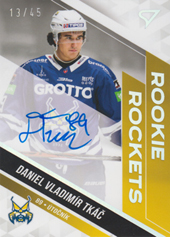 Tkáč Daniel Vladimír 22-23 Tipos Extraliga Rookie Rockets Auto #RRS-DT