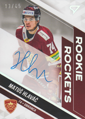 Hlaváč Matúš 22-23 Tipos Extraliga Rookie Rockets Auto #RRS-MH