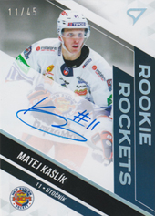 Kašlík Matej 22-23 Tipos Extraliga Rookie Rockets Auto #RRS-MK