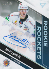 Kašlík Matej 22-23 Tipos Extraliga Rookie Rockets Auto #RRS-MK