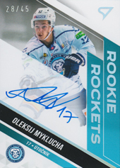 Myklukha Oleksiy 22-23 Tipos Extraliga Rookie Rockets Auto #RRS-OM