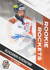 Plokhotnik Oleksandr 22-23 Tipos Extraliga Rookie Rockets Auto #RRS-OP