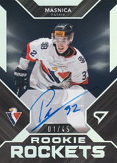 Masnica Patrik 23-24 Tipos Extraliga Rookie Rockets Auto #RRS-PM