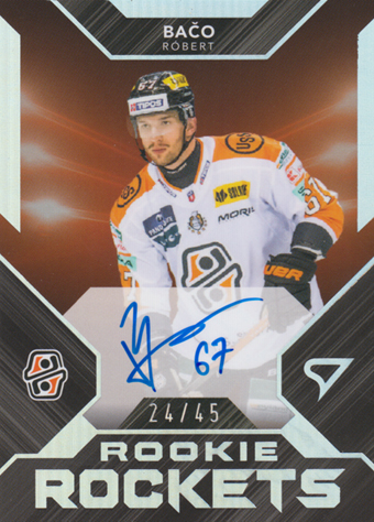 Bačo Róbert 23-24 Tipos Extraliga Rookie Rockets Auto #RRS-RB
