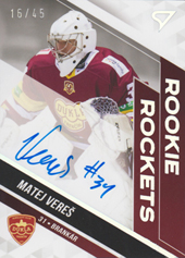 Vereš Matej 22-23 Tipos Extraliga Rookie Rockets Auto #RRS-VE