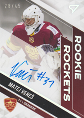 Vereš Matej 22-23 Tipos Extraliga Rookie Rockets Auto #RRS-VE