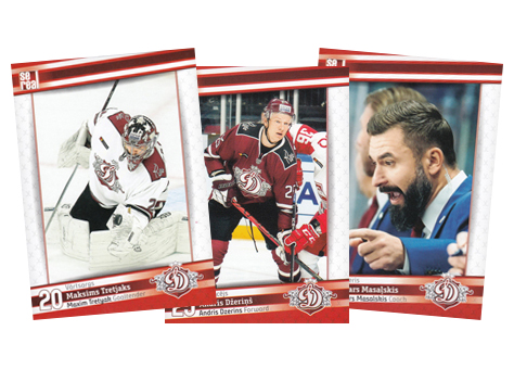 Kompletní set 2019 Dinamo Riga řadové karty #DRG001-DRG038