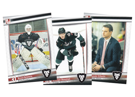 Kompletní set 2019 HK Riga řadové karty #HKR001-HKR012