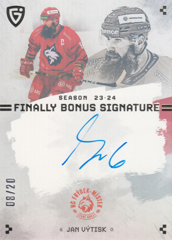 Výtisk Jan 23-24 GOAL Cards Finally Bonus Signature Silver #S-FM3