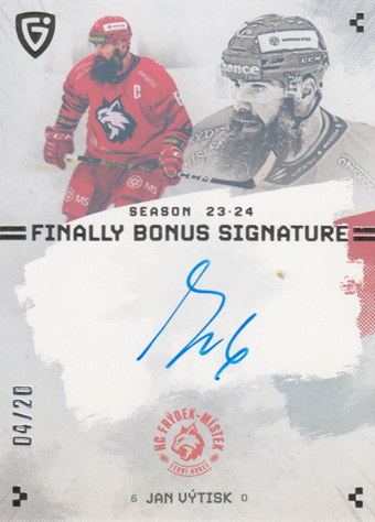 Výtisk Jan 23-24 GOAL Cards Finally Bonus Signature Silver #S-FM3