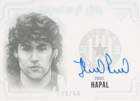 Hapal Pavel 2023 Dekády fotbalové ligy Zapsáni do dějin Auto #S-PH