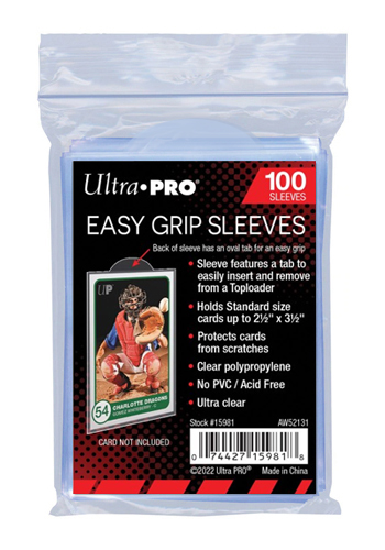 Balení 100 sleevů UltraPro Easy Grip Sleeves