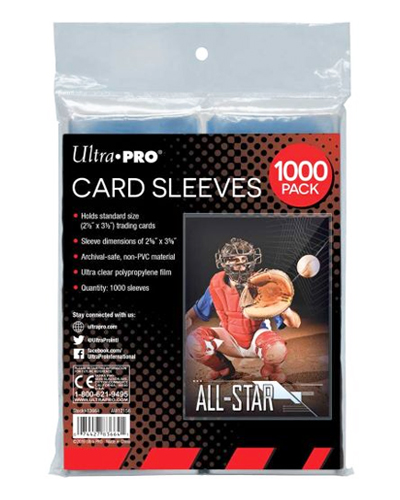Balení 1000 sleevů UltraPro Standard Card Sleeves