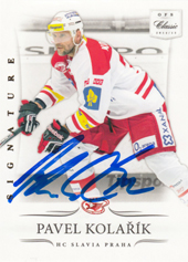 Kolařík Pavel 14-15 OFS Classic Signature Bonus Card #134