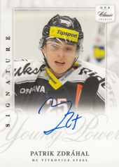 Zdráhal Patrik 14-15 OFS Classic Signature Bonus Card Young Power #16