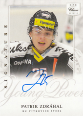 Zdráhal Patrik 14-15 OFS Classic Signature Bonus Card Young Power #16