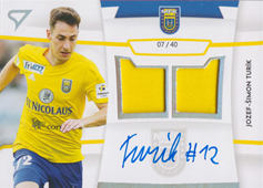 Šimon-Turík Jozef 19-20 Futbalové Slovensko Slovnaft Cup Auto Game Jersey #SJ05