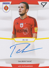 Takáč Dalibor 19-20 Futbalové Slovensko Slovnaft Cup Autograph #SA09