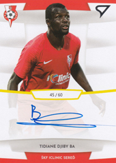 Ba Tidiane Djiby 19-20 Futbalové Slovensko Slovnaft Cup Autograph #SA17