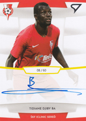 Ba Tidiane Djiby 19-20 Futbalové Slovensko Slovnaft Cup Autograph #SA17