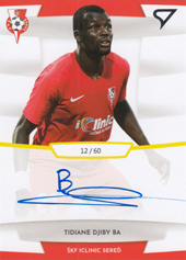 Ba Tidiane Djiby 19-20 Futbalové Slovensko Slovnaft Cup Autograph #SA17