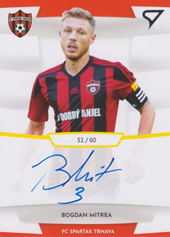 Mitrea Bogdan 19-20 Futbalové Slovensko Slovnaft Cup Autograph #SA20