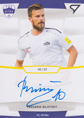 Bilovský Frederik 19-20 Futbalové Slovensko Slovnaft Cup Autograph #SA26