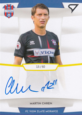 Chren Martin 19-20 Futbalové Slovensko Slovnaft Cup Autograph #SA28