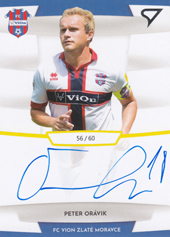 Orávik Peter 19-20 Futbalové Slovensko Slovnaft Cup Autograph #SA30