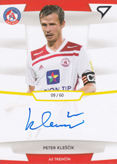 Kleščík Peter 19-20 Futbalové Slovensko Slovnaft Cup Autograph #SA31