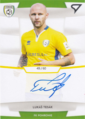 Tesák Lukáš 19-20 Futbalové Slovensko Slovnaft Cup Autograph #SA34