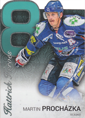 Procházka Martin 17-18 OFS Classic Statistics Die Cut Hattrick Heroes #HH-1