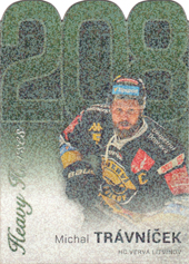 Trávníček Michal 17-18 OFS Classic Statistics Die Cut Heavy Horses Rainbow Dotted #HH-5