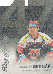 Bednář Jaroslav 17-18 OFS Classic Statistics Die Cut King od Points Rainbow Dotted #KP-4