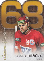 Růžička Vladimír 17-18 OFS Classic Statistics Die Cut Season Leaders #SL-2