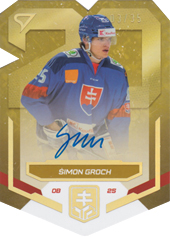 Groch Šimon 2023 Hokejové Slovensko Slovensko 20 Auto #SDS-SG