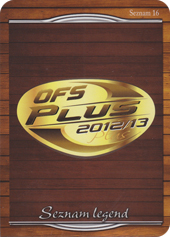 Legendy 12-13 OFS Plus Seznamy Die-Cut #16