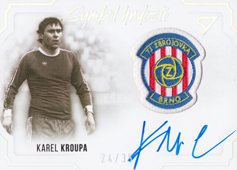 Kroupa Karel 2023 Dekády fotbalové ligy Symbol hrdosti Auto Patch #SH-KK