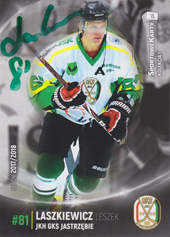 Laszkiewicz Leszek 17-18 Sportowekarty PHL Signed #JA17