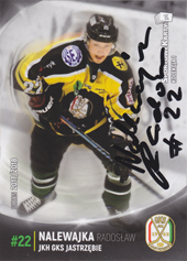 Nalewajka Radosław 17-18 Sportowekarty PHL Signed #JA21