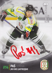 Paś Dominik 17-18 Sportowekarty PHL Signed #JA22