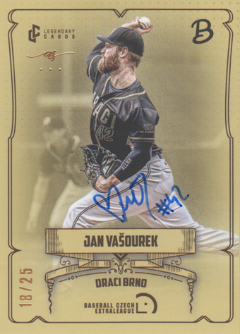 Vašourek Jan 2024 LC Czech Baseball Extraleague Signature #17