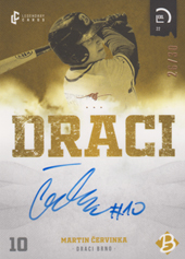 Červinka Martin 2022 LC Czech Baseball Extraleague Signature #24