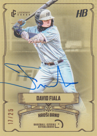 Fiala David 2024 LC Czech Baseball Extraleague Signature #37